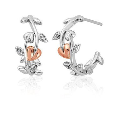 Clogau Vine of Life Half Hoop Earrings