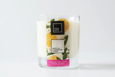 Cole & Co White Tea & Mandarin Candle