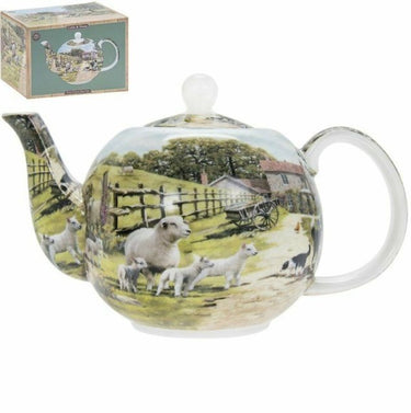 Collie & Sheep Design Teapot