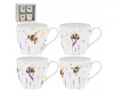 Country Life Bees Mug Set of 4