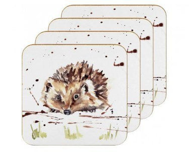 Country Life Coasters Set of 4 Hedgehog