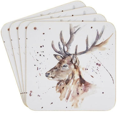 Country Life Coasters Set of 4 Stag