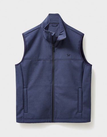 Crew Eastbourne Gilet - Navy Marl