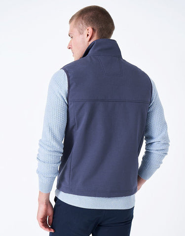 Crew Eastbourne Gilet - Navy Marl