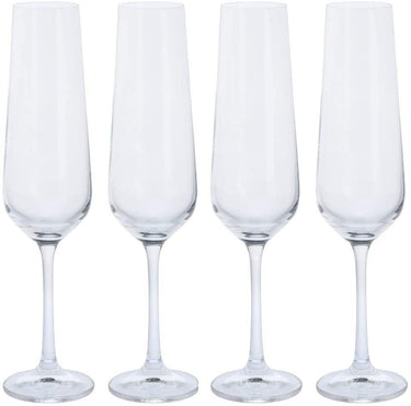 Crystal Champagne Flutes (Set of 4)