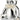 D for Diamond Silver Plated Teddy Bear Money Box