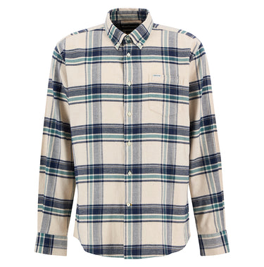 Barbour Dogwood Regular Checked Shirt in Ecru Marl