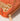 Elizabeth Scarlett GOLDEN ELEPHANTS VELVET EVERYDAY POUCH in RUST