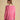 Joules Harbour Pink & Red Long Sleeve Striped Boat Neck Breton Top