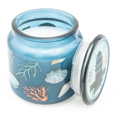 CANDLELIGHT COASTAL SHORES LIDDED CANDLE JAR