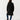 Joules Rosewell Black Longline Diamond Quilted Showerproof Coat