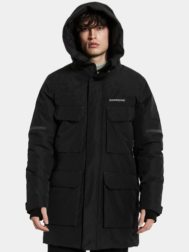 Didriksons Men's Waterproof Black Drew Parka 6