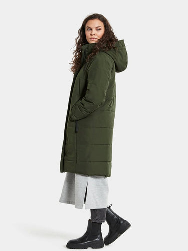 Didriksons Sandra Parka in Deep Green