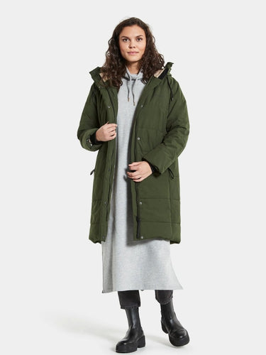 Didriksons Sandra Parka in Deep Green