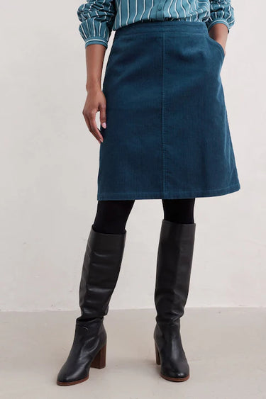 Seasalt Dovetail A-Line Corduroy Skirt