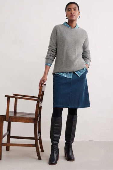 Seasalt Dovetail A-Line Corduroy Skirt