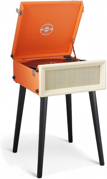 Retro Record Player - Orange