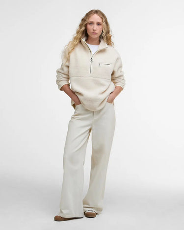 Barbour Mersea Overlayer Fleece in Natural