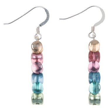 Carrie Elspeth SHIMMER DRUMS BEADED DROP EARRINGS