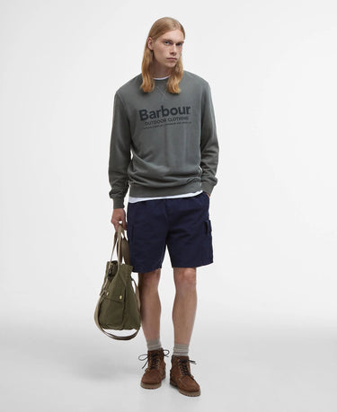 Barbour Larkhill Graphic Sweatshirt in Light Sage