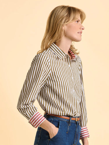 Brakeburn Vicky Blouse in Green
