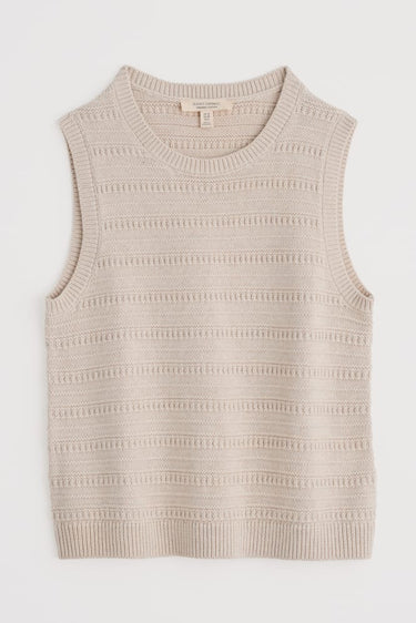 Seasalt Tepel Knitted Vest in Chalk