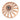 Emozioni Art Deco Dawn Rose Gold Plated Coin - 33mm
