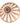 Emozioni Art Deco Dawn Rose Gold Plated Coin - 33mm