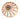 Emozioni Art Deco Dawn Rose Gold Plated Coin - 33mm