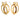 Emozioni Collection Yellow Gold Reversible Coin Keeper 25mm