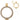 Emozioni Collection Yellow Gold Reversible Coin Keeper 25mm