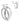 Emozioni Reversible Sterling Silver Keeper 25mm or 33mm 25mm