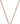 Emozioni Rose Gold Plated Curb Chain 30 Inch