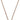 Emozioni Rose Gold Plated Curb Chain 35 Inch