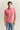 GANT Mens Regular 2 Tone Polo Shirt - Rose Red