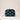 Mystical Eye Ink Blue Velvet Makeup Bag