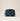 Mystical Eye Ink Blue Velvet Makeup Bag