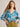 White Stuff Marley Linen Blend Top in Blue