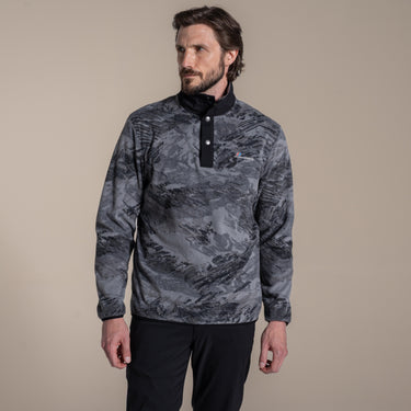Craghoppers Men's Dewlish II Overhead Fleece in Dark Iron Print