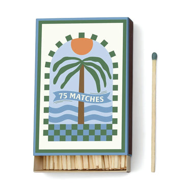 A Dopo Boxed Matches "Palm Tree" Dark Green