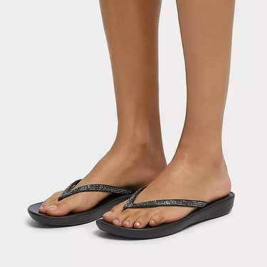 FitFlop Women's Iqushion Sparkle Flip-Flops