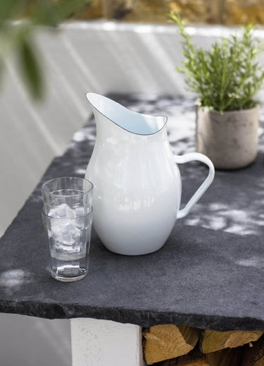 Garden Trading Enamel Water Pitcher