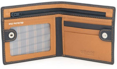 Golunski Men's Wallet Navy/Tan - ZEN67