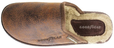 Goodyear Mens Slipper in Brown