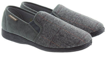 Goodyears Men's Harrison Slipper in Navy or Grey