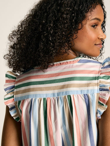 Joules Cynthia Stripe Cotton Blouse