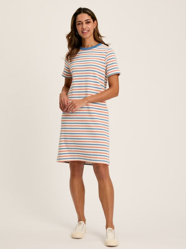 Joules Eden Striped Jersey Dress