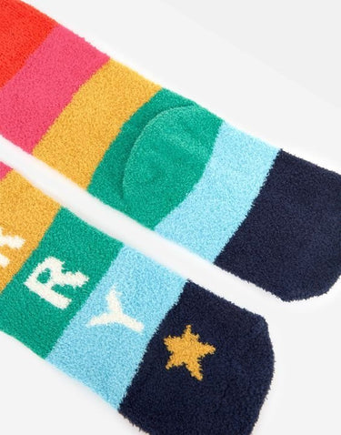 Joules Festive Fluffy Socks - 218621