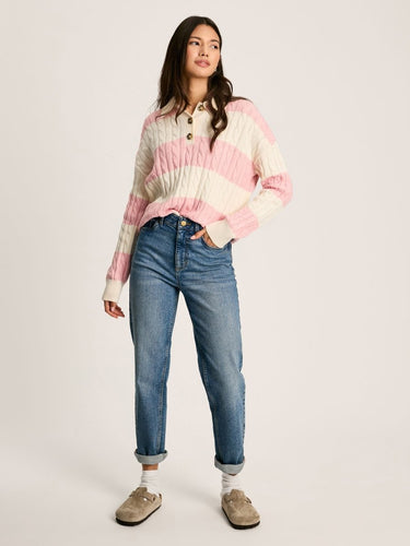 Joules Love All Cable Knit Jumper