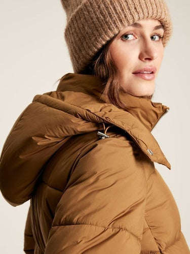 Joules Women's Holsworth Puffer Coat - Rust